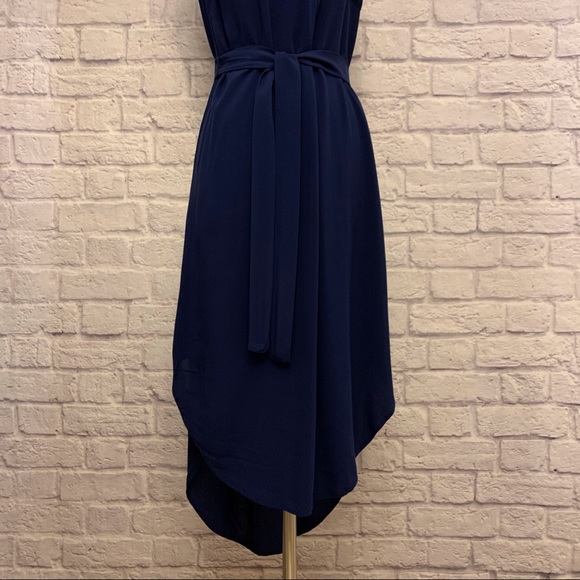 a.n.a. Sleeveless Henley Hi-Low Dress - Picture 6 of 14